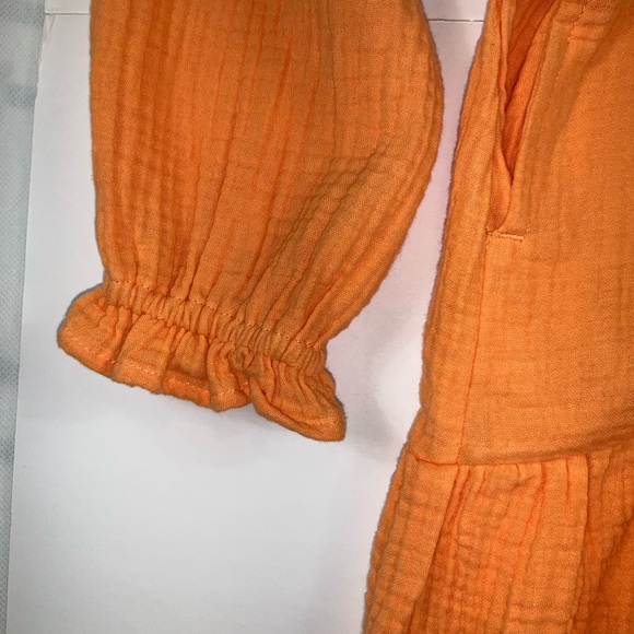 Magaschoni 100% Organic Cotton Mandarin Collar From Button XS Dress - Picture 4 of 13